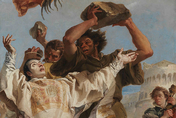 Picture: The Stoning of Saint Stephen, 1754, Giovanni Battista Tiepolo