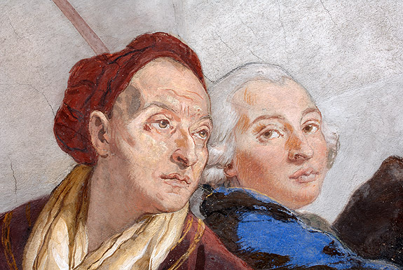Bild: Deckenfresko, Giovanni Battista und Giovanni Domenico Tiepolo